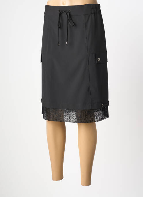 Fustă midi negru GRIFFON femeie