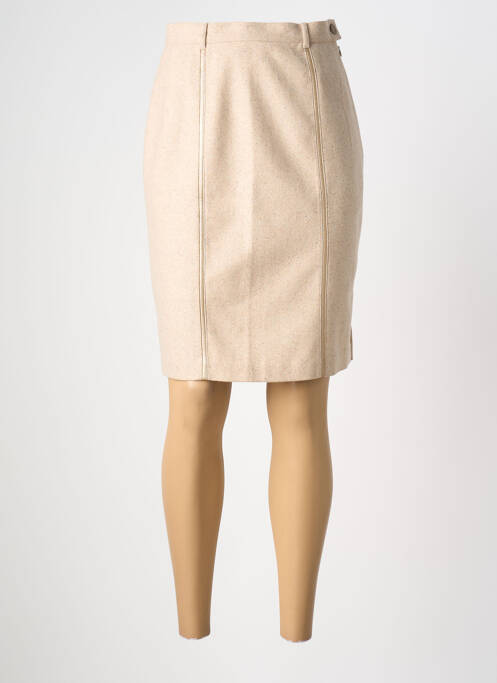 Fustă midi bej PAUSE CAFE femeie