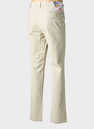 Pantalon chino bio mărime normală bej MEYER bărbat