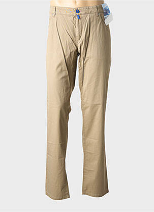 Pantalon slim țesătură poplin mărime normală bej M5 BY MEYER bărbat