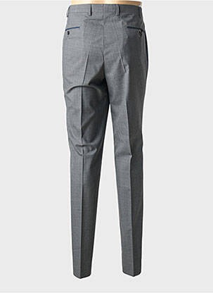 Pantalon chino închidere cu fermoar sub clapetă cu cârlig talie înaltă gri HILTL bărbat