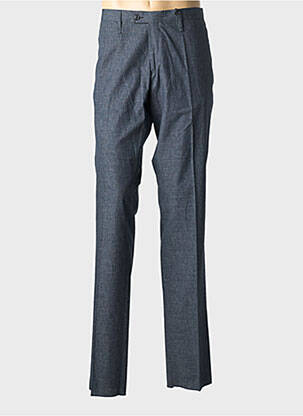 Pantalon slim țesătură melanj mărime normală albastru MR. RICK TAILOR bărbat