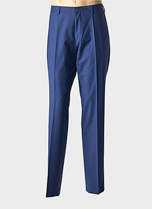 Pantalon slim talie cu cleme talie înaltă albastru ROY ROBSON bărbat