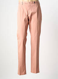 Pantalon chino țesătură poplin mărime normală roz SANTANIELLO homme
