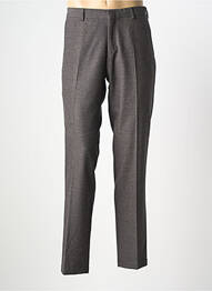 Pantalon slim țesătură melanj talie înaltă gri MANUEL RITZ homme
