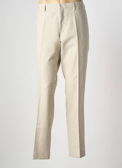 Pantalon slim țesătură melanj mărime normală bej ROY ROBSON homme