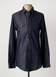 Cămașă cu mâneci lungi croială cambrată albastru TRUSSARDI JEANS homme