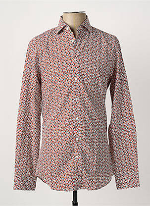 Cămașă cu mâneci lungi maro SEIDEN STICKER bărbat