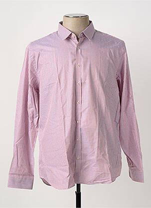 Cămașă cu mâneci lungi croială dreaptă portocaliu SEIDEN STICKER homme