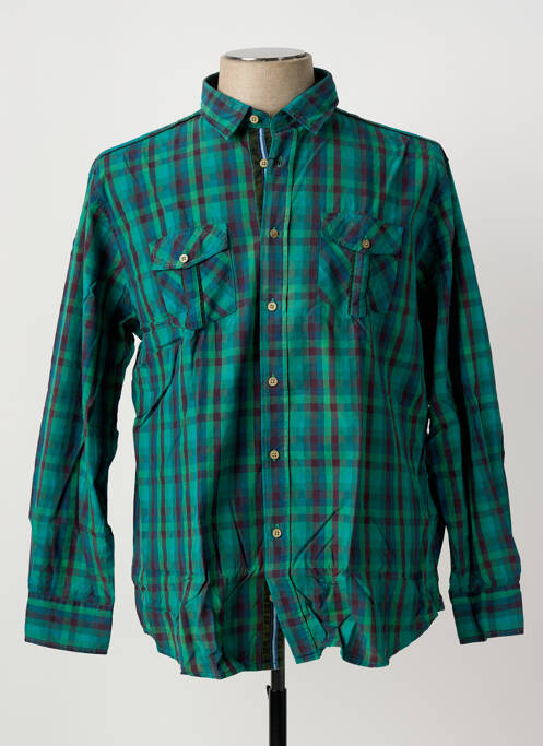 Cămașă cu mâneci lungi verde MONTE CARLO bărbat