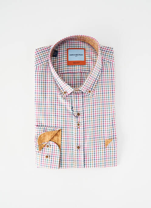 Cămașă cu mâneci lungi alb DARIO BELTRAN bărbat