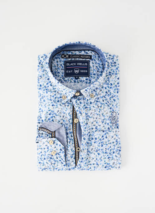 Cămașă cu mâneci lungi albastru BLACK WELLIS bărbat