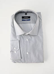 Cămașă cu mâneci lungi imprimeu fantezie gri SEIDEN STICKER homme