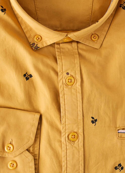 Cămașă cu mâneci lungi galben LA SQUADRA bărbat