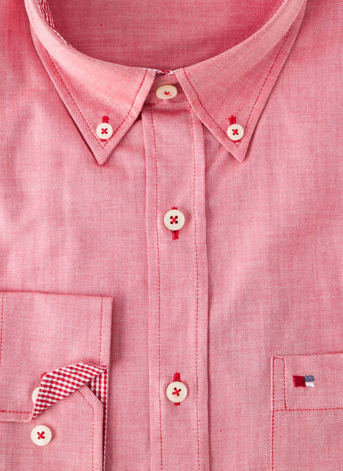 Cămașă cu mâneci lungi roșu JUPITER bărbat