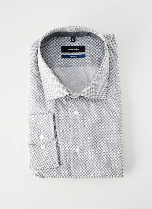 Cămașă cu mâneci lungi gri SEIDEN STICKER bărbat