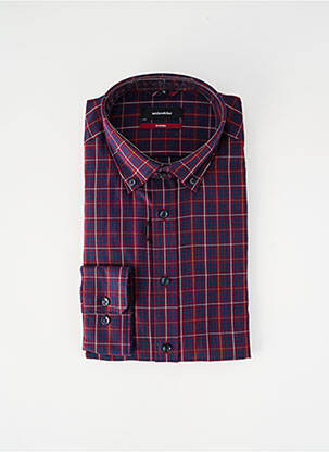 Cămașă cu mâneci lungi violet SEIDEN STICKER bărbat