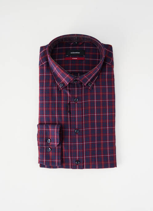 Cămașă cu mâneci lungi violet SEIDEN STICKER bărbat