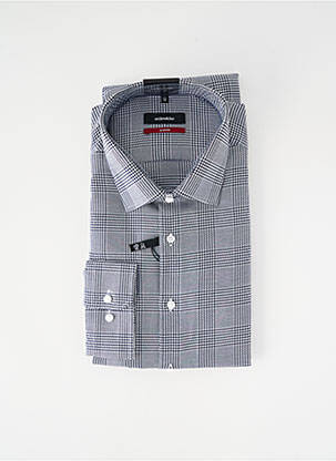 Cămașă cu mâneci lungi croială cambrată negru SEIDEN STICKER homme