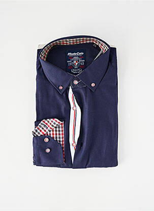 Cămașă cu mâneci lungi albastru MONTE CARLO bărbat