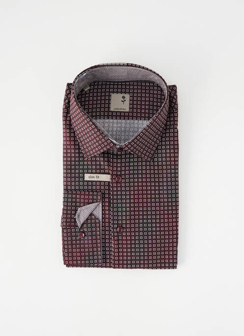 Cămașă cu mâneci lungi maro SEIDEN STICKER bărbat