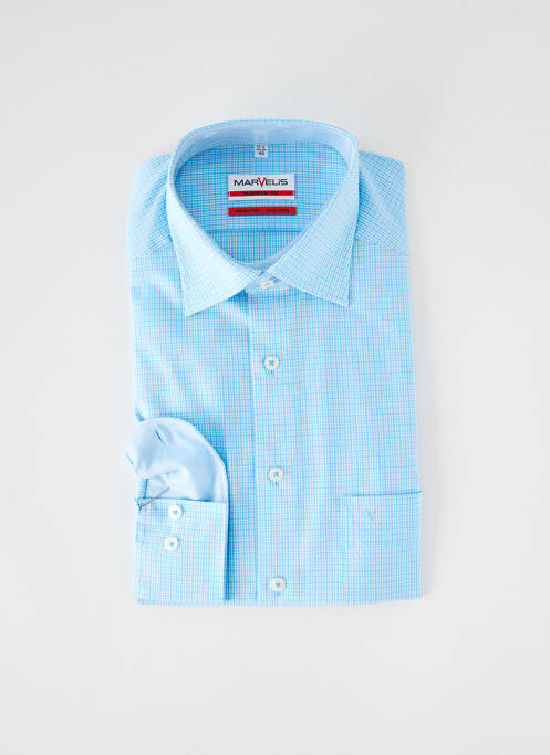 Cămașă cu mâneci lungi albastru MARVELIS bărbat
