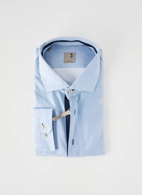 Cămașă cu mâneci lungi albastru SEIDEN STICKER bărbat