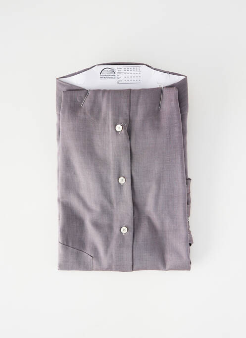 Cămașă cu mâneci lungi maro SEIDEN STICKER bărbat