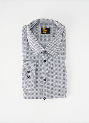 Cămașă cu mâneci lungi alb SEIDEN STICKER bărbat