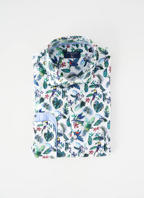 Cămașă cu mâneci lungi alb LA SQUADRA bărbat