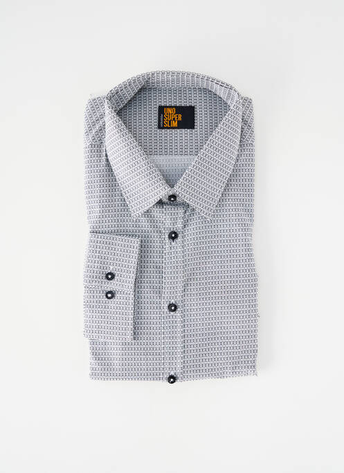 Cămașă cu mâneci lungi alb SEIDEN STICKER bărbat