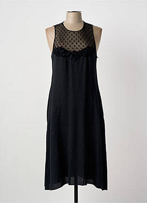 Rochie midi fără mâneci fără mâneci negru SONIA RYKIEL femeie