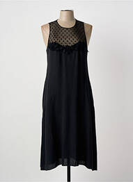 Rochie midi fără mâneci fără mâneci negru SONIA RYKIEL femme