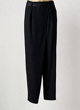 Pantalon drept talie cu cleme mărime normală negru SONIA RYKIEL femeie