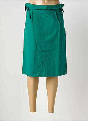 Fustă midi croială dreaptă verde SONIA RYKIEL femeie