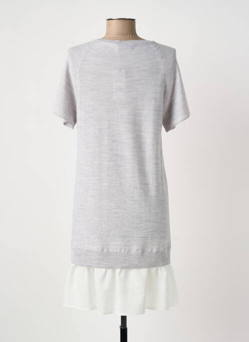 Rochie scurtă gri SONIA RYKIEL femeie