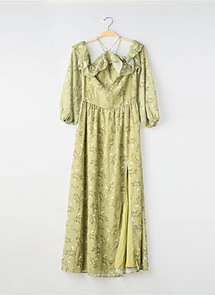 Rochie midi imprimeu floral mâneci 3/4 verde PETAL AND PUP femeie