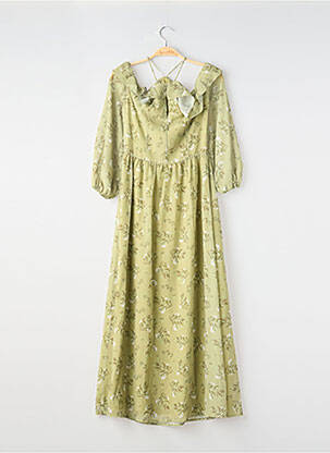 Rochie midi imprimeu floral mâneci 3/4 verde PETAL AND PUP femeie