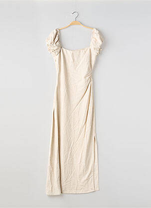 Rochie lungă bej STRADIVARIUS femeie