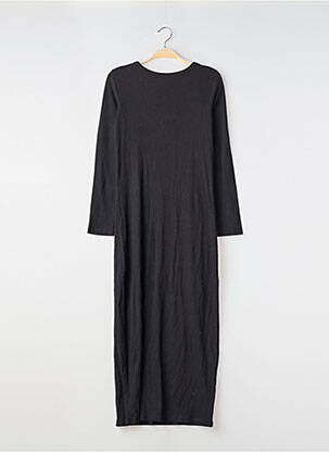 Rochie lungă mâneci lungi mâneci lungi negru CAMAIEU femeie