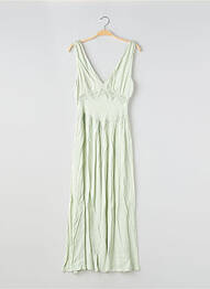 Rochie lungă fără mâneci fără mâneci verde MANGO femme