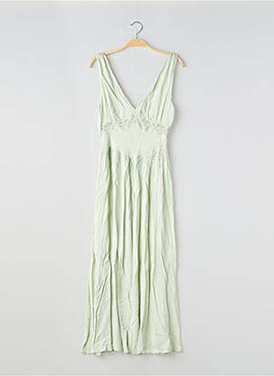 Rochie lungă verde MANGO femeie