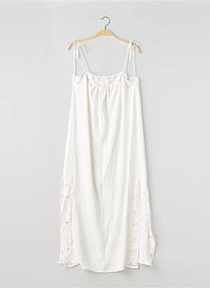 Rochie lungă alb ZARA femeie