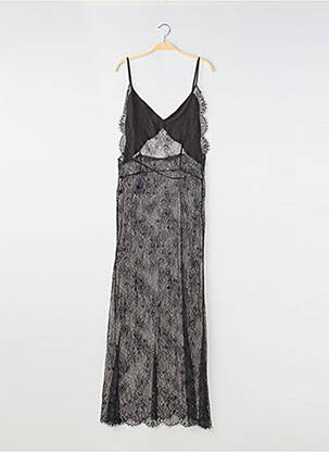 Rochie de plajă croială cambrată negru SWIM BY DI femeie
