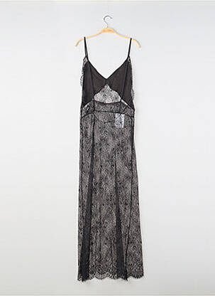 Rochie de plajă croială cambrată negru SWIM BY DI femeie