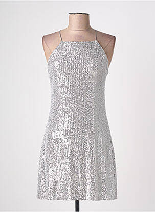 Rochie scurtă argintiu BROWNIE femeie