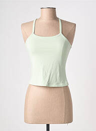 Top elasticitate fără mâneci verde NUBLADA femme