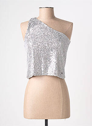 Top argintiu BROWNIE femeie