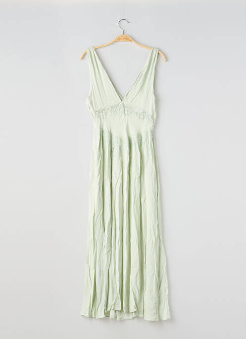 Rochie lungă verde MANGO femeie