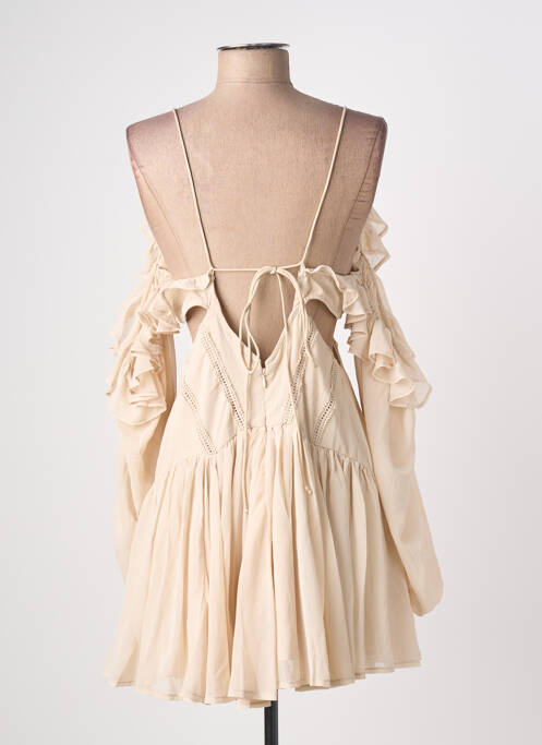 Rochie scurtă bej ASOS femeie